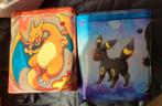 Uitdeel cadeaus ?Pokémon Tins met 50 Kaarten + Minimapje, Ophalen of Verzenden, Zo goed als nieuw, Meerdere kaarten