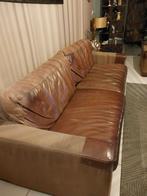 4 zitsbank met Afrika leer model Hunter, Huis en Inrichting, Gebruikt, Driepersoons, 75 tot 100 cm, 200 tot 250 cm