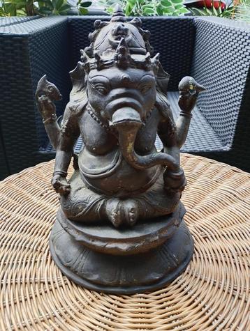 Bronzen Ganesha een van de bekendste goden van he Hindoeïsme beschikbaar voor biedingen