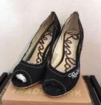 Replay pumps peeptoe hakken zwart maat 41, Verzenden, Zo goed als nieuw, Zwart