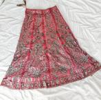 Saree roze en paarse lange rok Bollywood, Maat 38/40 (M), Galajurk, Ophalen of Verzenden, Zo goed als nieuw