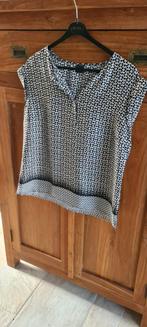 Te koop grijze dames blouse, merk Sixth Sence, maat M, Ophalen of Verzenden, Zo goed als nieuw, Zonder mouw, Grijs