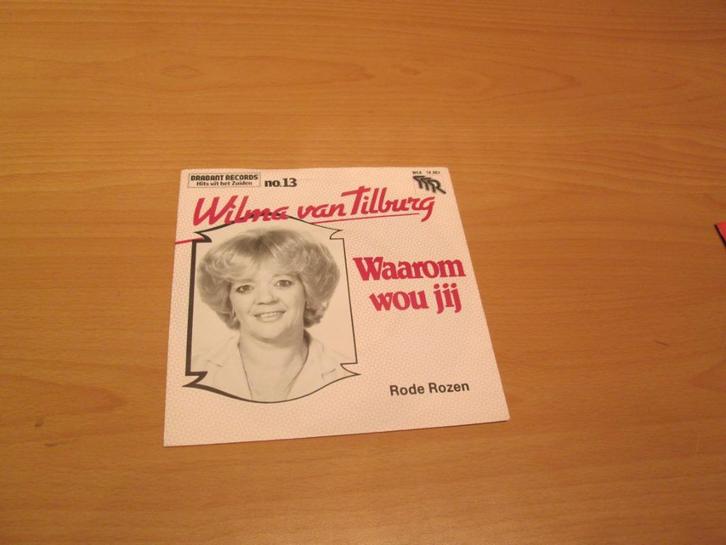 2 singles van Wilma Van Tilburg (ook per stuk te koop), Cd's en Dvd's, Vinyl Singles, Gebruikt, Pop, Ophalen of Verzenden