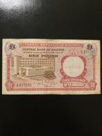 1 pound Nigeria, Postzegels en Munten, Bankbiljetten | Europa | Niet-Eurobiljetten, Los biljet, Ophalen of Verzenden, Overige landen