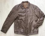Bruine leren jas maat 46, Kleding | Heren, Jassen | Zomer, Ophalen of Verzenden, Zo goed als nieuw, Maat 46 (S) of kleiner, Bruin