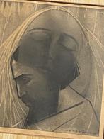 Ets van Henri Verstijnen met de titel 'Jezu my Lord', Antiek en Kunst, Kunst | Etsen en Gravures, Ophalen of Verzenden
