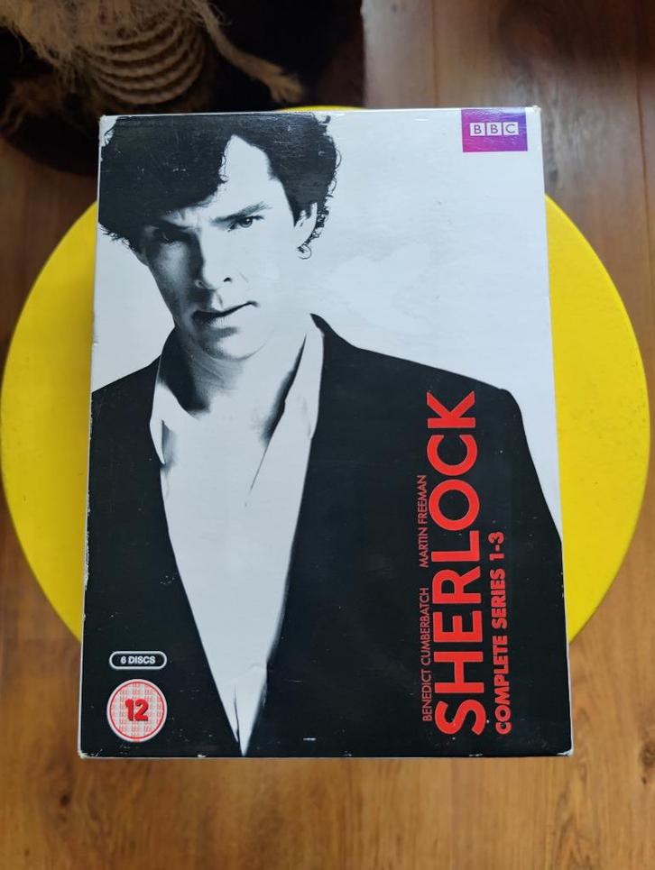 Sherlock - DVD Box - Seizoen 1-3, Cd's en Dvd's, Dvd's | Tv en Series, Zo goed als nieuw, Boxset, Vanaf 12 jaar, Ophalen of Verzenden