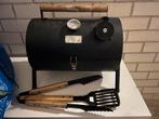 Compacte BBQ met accessoires en houtskool, Tuin en Terras, Barbecue-accessoires, Ophalen of Verzenden, Gebruikt