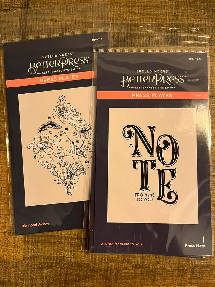 Spellbinders BetterPress Press Plates – Diverse Designs, Hobby en Vrije tijd, Kaarten | Zelf maken, Nieuw, Pons of Mal, Overige thema's