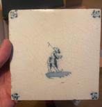 Oude tegels met schaatsers., Antiek en Kunst, Ophalen of Verzenden