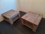 Montreal hoektafel(s) 1 voor €65,-  2 voor €110,-, Huis en Inrichting, Vierkant, Zo goed als nieuw, 75 cm of meer, Hout