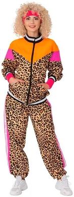 Leuk fout dames joggingpak in panterprint maat L/XL, Kleding | Dames, Carnavalskleding en Feestkleding, Ophalen of Verzenden, Zo goed als nieuw