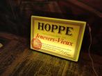Hoppe jenever lichtbak enkelzijdig, Gebruikt, Lichtbak of (neon) lamp, Ophalen of Verzenden, Hoppe