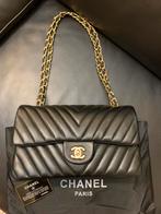 Brand new CC-CLASSIC FLAPBAG real lambskin black color, Sieraden, Tassen en Uiterlijk, Tassen | Damestassen, Ophalen of Verzenden