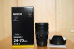 Nikon Z 24-70mm F/2.8 2.8 zoom lens in nieuwstaat, Ophalen of Verzenden, Zo goed als nieuw, Groothoeklens, Zoom