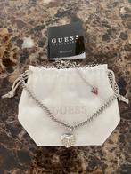 Zilveren ketting Guess steentjes hartje, Met kristal, Ophalen of Verzenden, Zo goed als nieuw, Zilver