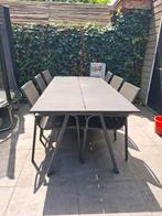 Eetset tuin, Tuin en Terras, Tuinsets en Loungesets, Ophalen, Gebruikt, Eettafel, 6 zitplaatsen