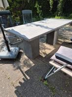 Natuurstenen tafel, Tuin en Terras, Tuintafels, Ophalen, Zo goed als nieuw, Rechthoekig