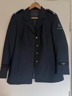 KLU luchmacht uniform uit 1994 origineel zgan rang sergeant, Maat 38/40 (M), Kostuum of Pak, Blauw, Nieuw
