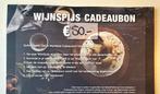 Wijnspijs Cadeaubon twv 50 euro, Eén persoon, Cadeaubon