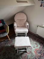 Schommelstoel met Voetstuk - Relax en Geniet!, Huis en Inrichting, Fauteuils, Ophalen, 75 tot 100 cm, Zo goed als nieuw, 50 tot 75 cm