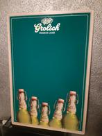 grolsch premium lager krijtbord beugel flessen, Verzamelen, Biermerken, Ophalen of Verzenden, Nieuw, Reclamebord, Plaat of Schild