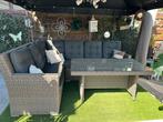 Prachtige Dining Loungeset Tuinset van Mondial Living, Ophalen, Zo goed als nieuw, Wicker, Bank
