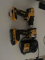 Dewalt Boormachines met Accu en Lader, Doe-het-zelf en Verbouw, Gereedschap | Boormachines, Gebruikt, Variabele snelheid, Ophalen of Verzenden