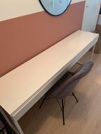 Ikea bureau Besta Burs 180x40cm hoogglans wit nette staat, Huis en Inrichting, Tafels | Sidetables, 25 tot 50 cm, 150 tot 200 cm