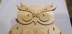 Uil klok, Ophalen of Verzenden, Zo goed als nieuw, Vogel, Beeldje of Figuurtje