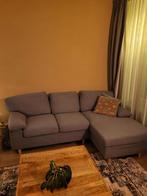 Hoekbank antraciet, Ophalen, Gebruikt, Stof