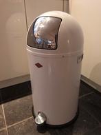 WESCO KICKBOY WIT 50 LITER GEBRUIKT NETTE STAAT!!!, Gebruikt, Met pedaal, 40 liter of meer, Ophalen of Verzenden