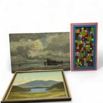 Lot kunstwerken (3x), Antiek en Kunst, Ophalen of Verzenden