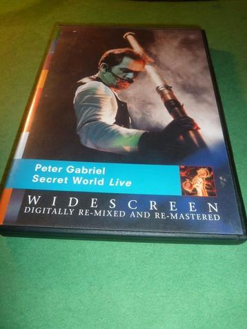 Peter Gabriel Secret world live Dvd beschikbaar voor biedingen
