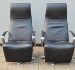 2 x Jori Brainbuilder Relaxfauteuil Zwart leer medi monomove, Huis en Inrichting, Fauteuils, Gebruikt, Ophalen of Verzenden, Metaal