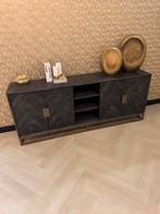 Richmond dressoir blackbone eiken, Ophalen, Zo goed als nieuw, 25 tot 50 cm, Minder dan 100 cm