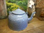 emaille grijsgewolkt waterketels theepot, Ophalen of Verzenden