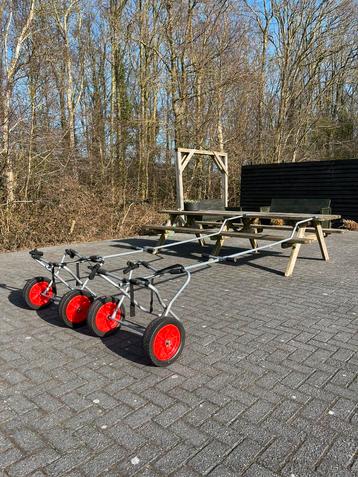 Twee SUP/Kajak/Kano fietskarretjes – Zo goed als nieuw beschikbaar voor biedingen