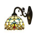 Beige Wandlamp Glas-in-Lood Lamp – €78,5!, Verzenden, Nieuw