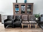 Gratis 6 eetkamerstoelen, liefst tegelijk ophalen, Huis en Inrichting, Fauteuils, Gebruikt, Minder dan 75 cm, 50 tot 75 cm, Ophalen
