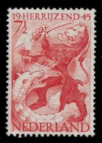 Jaar 1945 NVPH 443 Bevrijdingszegel: De Nederlandse Leeuw, Ophalen of Verzenden, Na 1940, Postfris