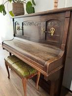 Oude piano, Muziek en Instrumenten, Piano's, Ophalen, Gebruikt, Bruin, Piano
