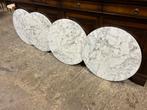 Tafelbladen marmer look rond 70 cm 11 stuks horeca cafe, Ophalen, Manus, Info@, Manus