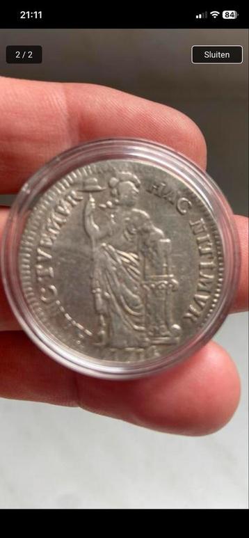 Zilveren Gulden 1714 beschikbaar voor biedingen