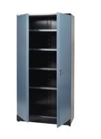 KÜPPER Opbergkast 91cm - Zilver/Zwart, Ophalen, Zo goed als nieuw, Metaal, Overige typen