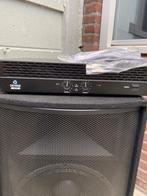 Devine PA-set 15” Passieve Speakers  ML-1000 Versterker, Audio, Tv en Foto, Luidsprekers, Overige typen, Zo goed als nieuw, 120 watt of meer