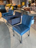 Eetkamerstoel Bluma & Blossom S/6, Huis en Inrichting, Stoelen, Nieuw, Vijf, Zes of meer stoelen, Blauw, Design