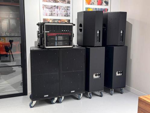 EAW SB600i + JFX590i + Lab gruppen FP 7000, Audio, Tv en Foto, Luidsprekers, Zo goed als nieuw, Front, Rear of Stereo speakers