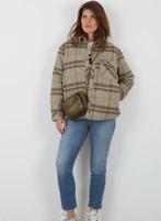 Anine Bing quilted oversized flanel herfst jasje jacket mt M, Beige, Anine Bing, Gedragen, Ophalen