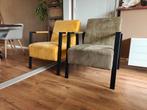Twee mooie velvet lounge stoelen., Ophalen, Overige materialen, Minder dan 75 cm, Zo goed als nieuw